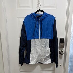 Under Armour Blue and White Windbreaker